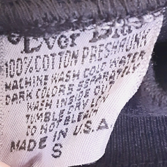 VINTAGE c80s EVER BLUE Crop Mock Neck Pullover - Picture 8 of 8